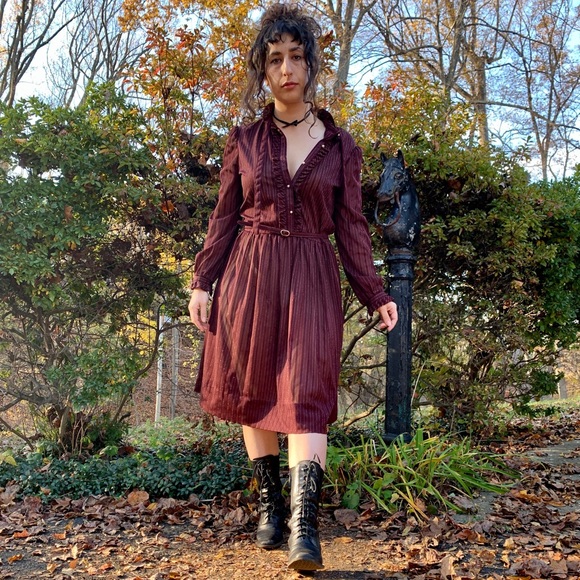 ‼️SOLD ON DEPOP‼️Vintage 70s Sheer Dress ✨ - Picture 3 of 8